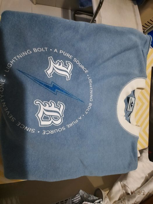 Sweater Lightning Bolt. T shirt Throttleman