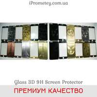 Защитное стекло 3D 2в1 перед+зад на/для iPhone 4 5/SE 6 6Plus 7 Айфон