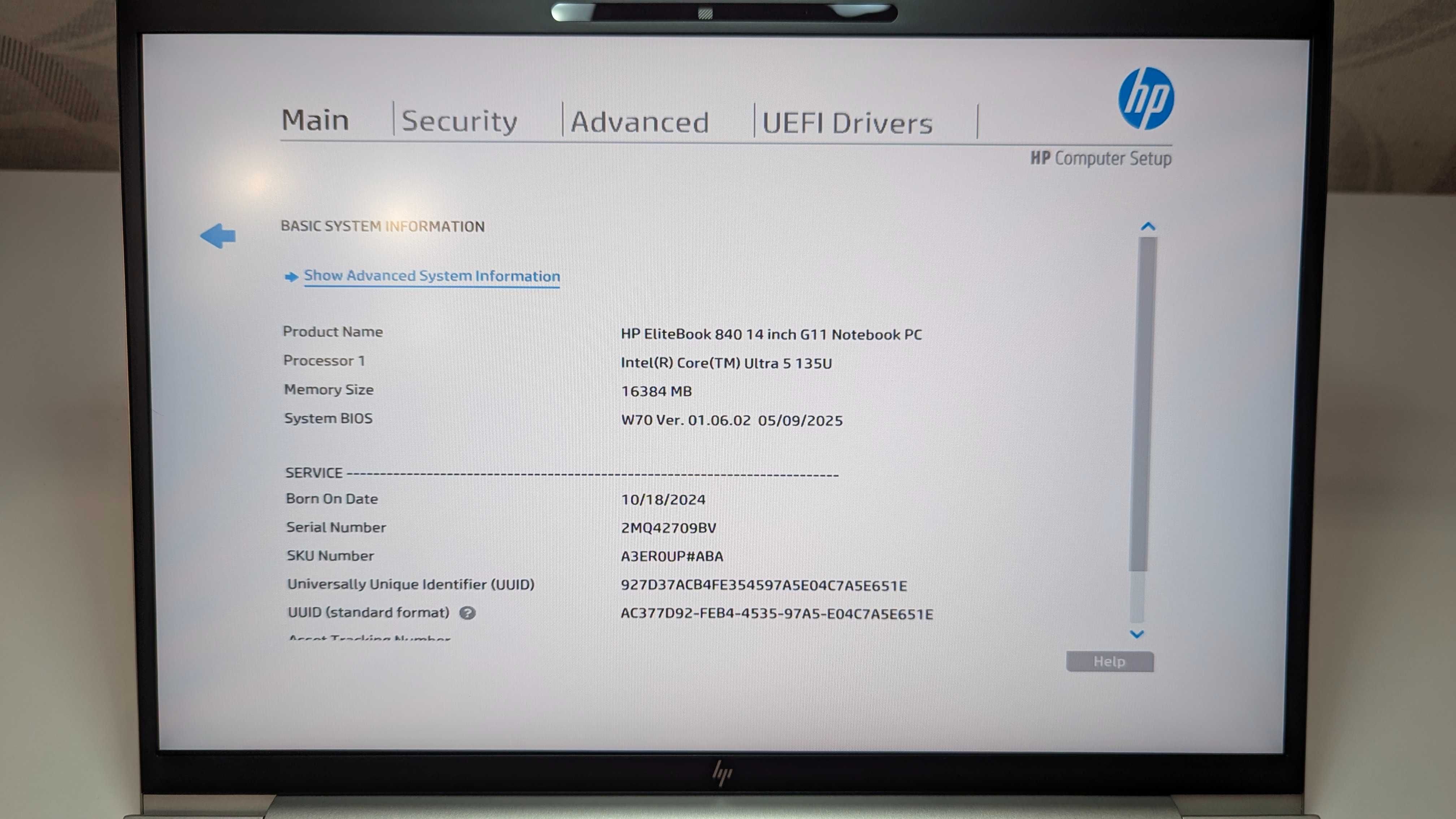 HP EliteBook 840 G11\14FHD+ WUXGA\Ultra 5 135\16 DDR5\512\Гарантія\NEW