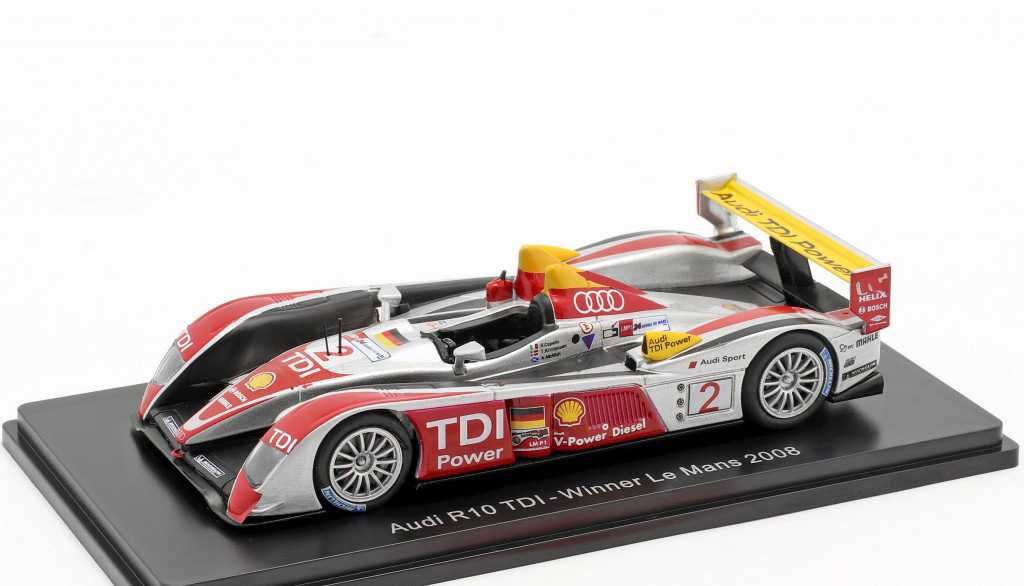 Model 1:43 Spark Audi R10 TDI #2 Winner 24h LeMans 2008