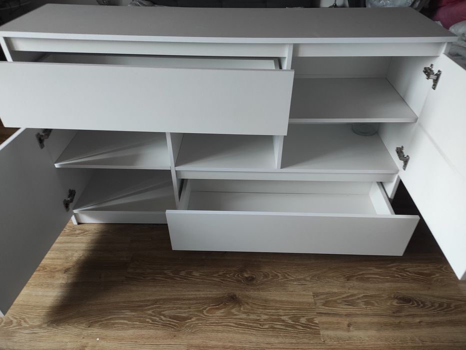 Szafka biala z szufladami