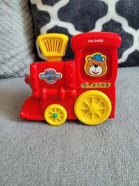 Zabawka muzyczna dla maluszka pociąg lokomotywa