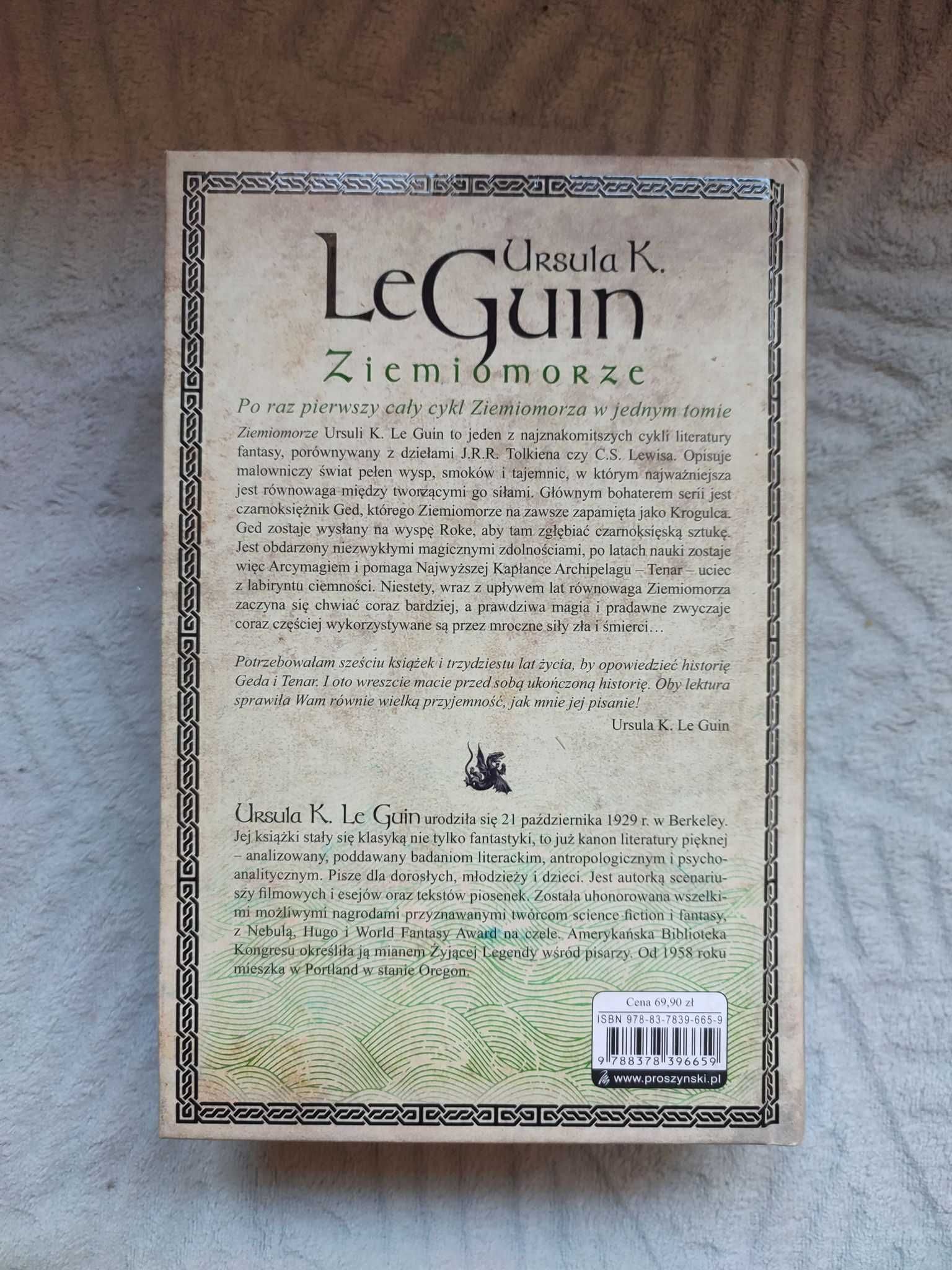 Książka Ziemiomorze Ursula K. Le Guin