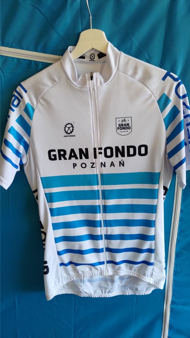 Zestaw koszulek kolarskich Gran Fondo Gdynia i Poznań