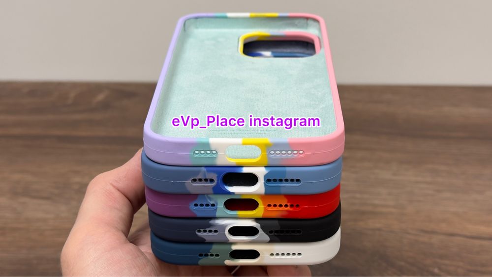 Чохол IPhone 15 Pro / 15 Pro Max Rainbow чехол айфон Про Макс