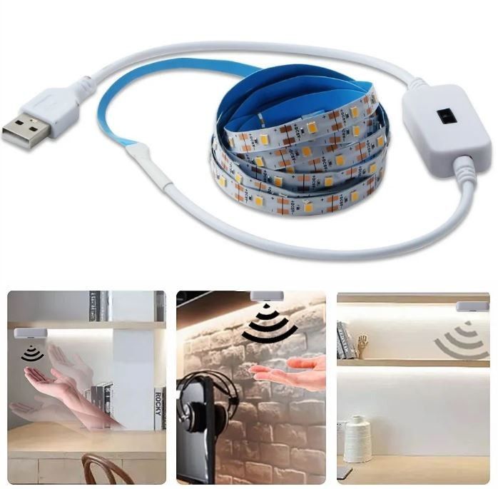 Світлодіодна стрічка LED підключення USB 2м