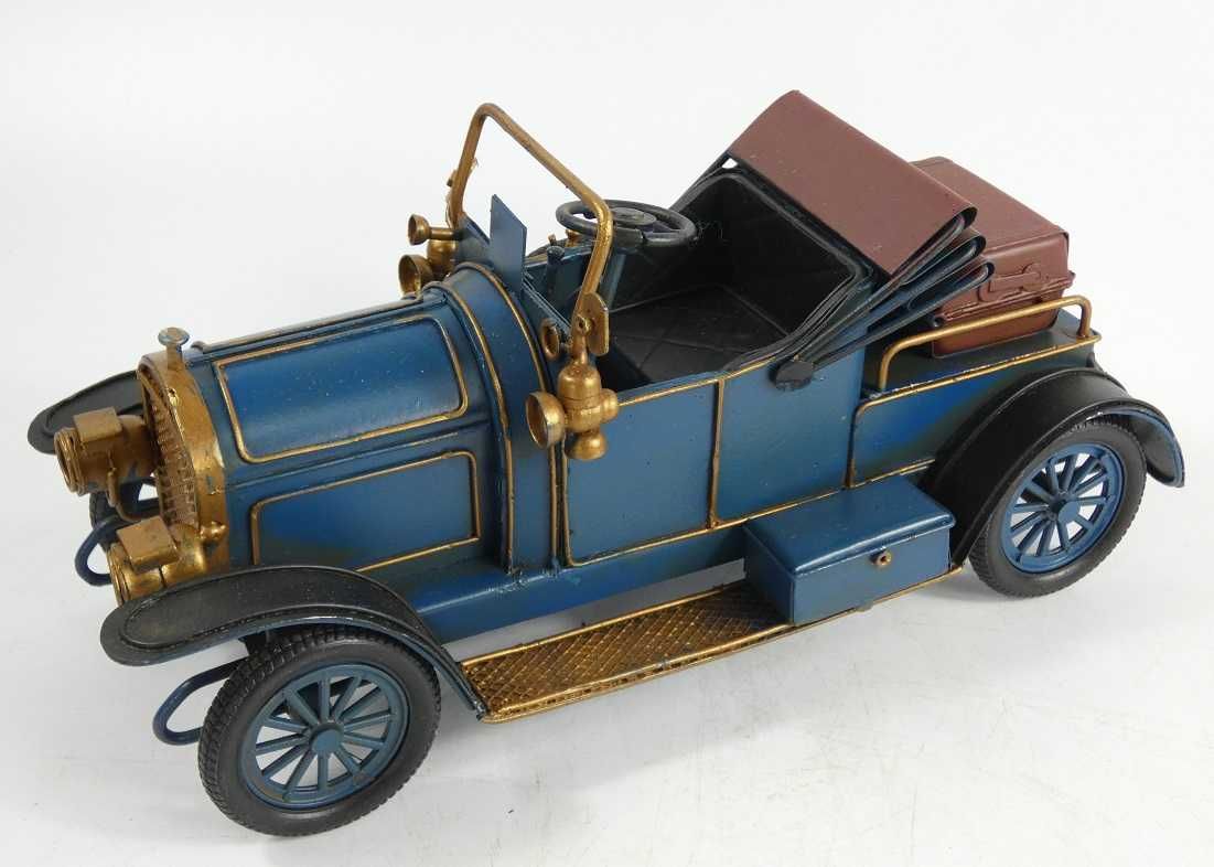 Metalowy zabytkowy model auto RETRO pojazd 26,5 cm metal
