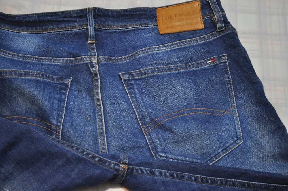 TOMMY HILFIGER 100cm 36/34 męskie spodnie jeansowe stretch s2v