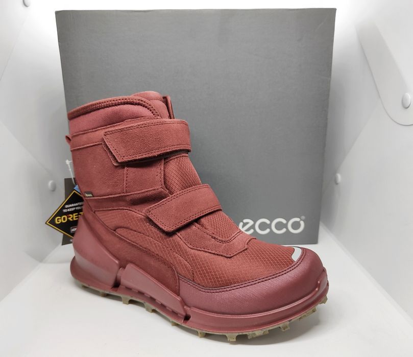зимние 24,2см ботинки Ecco Biom мембрана Gore Tex оригинал