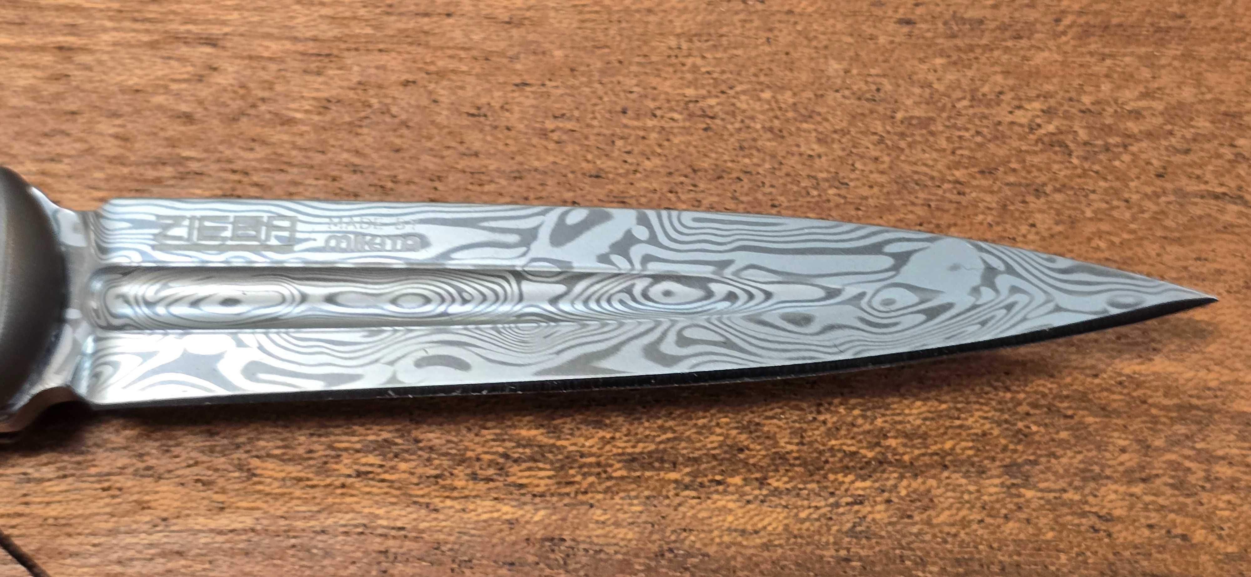 MKM Knives Flame Dagger Damascus 60th Anniversary Edition MKFL02-D