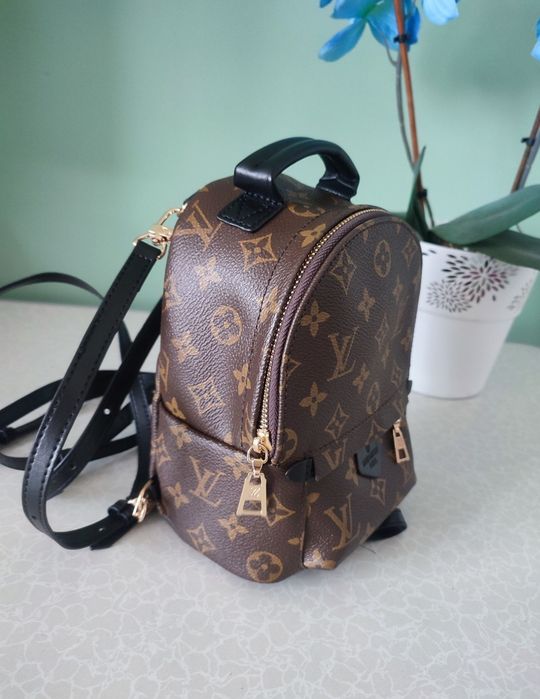 Mały brązowy plecak Louis Vuitton