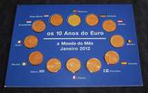 Moedas comemorativas Os 10 anos do Euro Philae