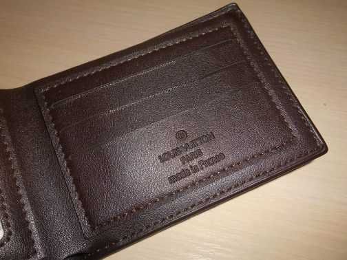 Louis Vuitton portmonetka portfel męski skóra 555-175