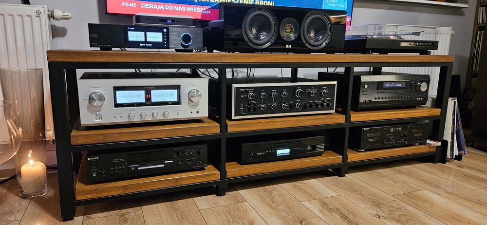 Szafka Rtv  stolik audio Hifi półka pod telewizor na sprzęt pod wymiar