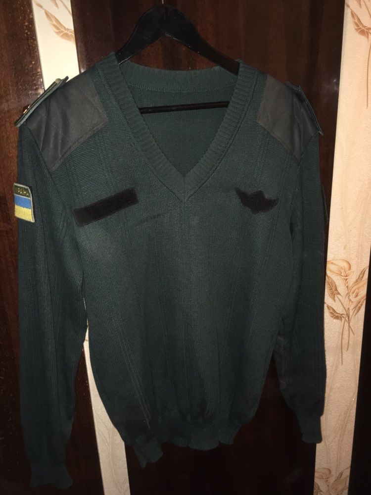 Джемпер (пуловер) военный, темно-серый