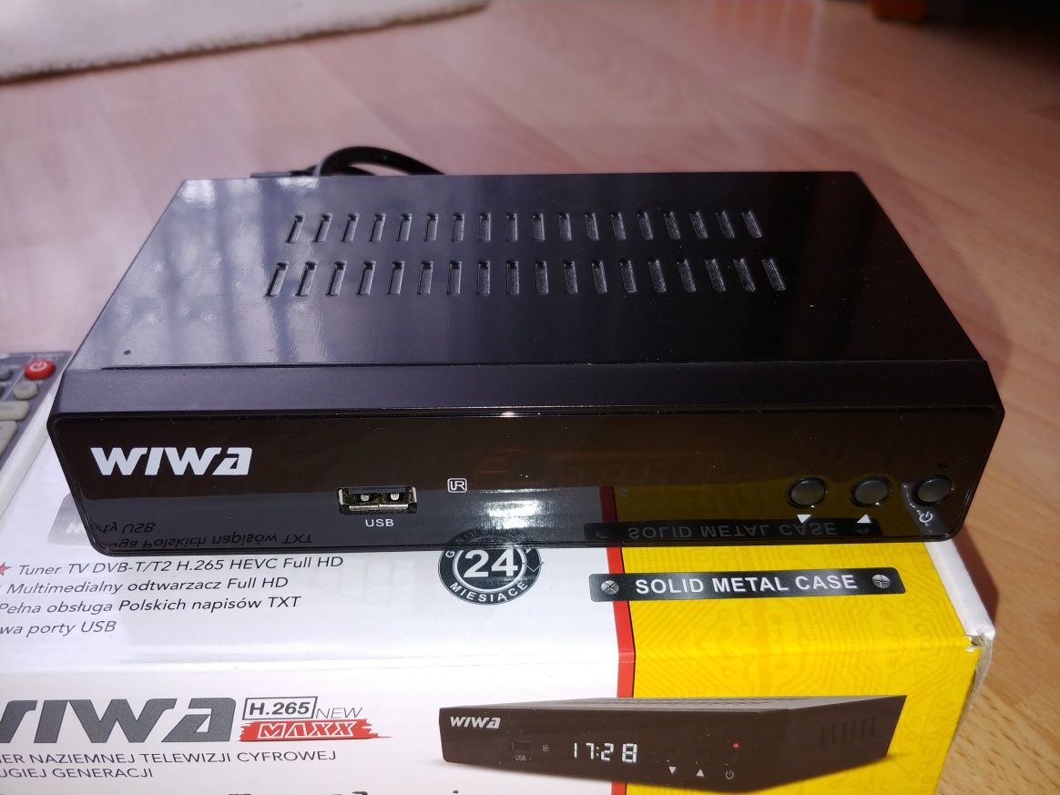 Dekoder Tuner DVB-T2 WIWA H.265 MAXX