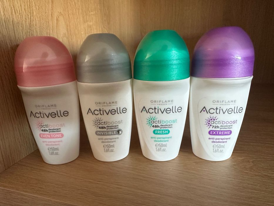 4 Desodorizantes Roll-On Activelle