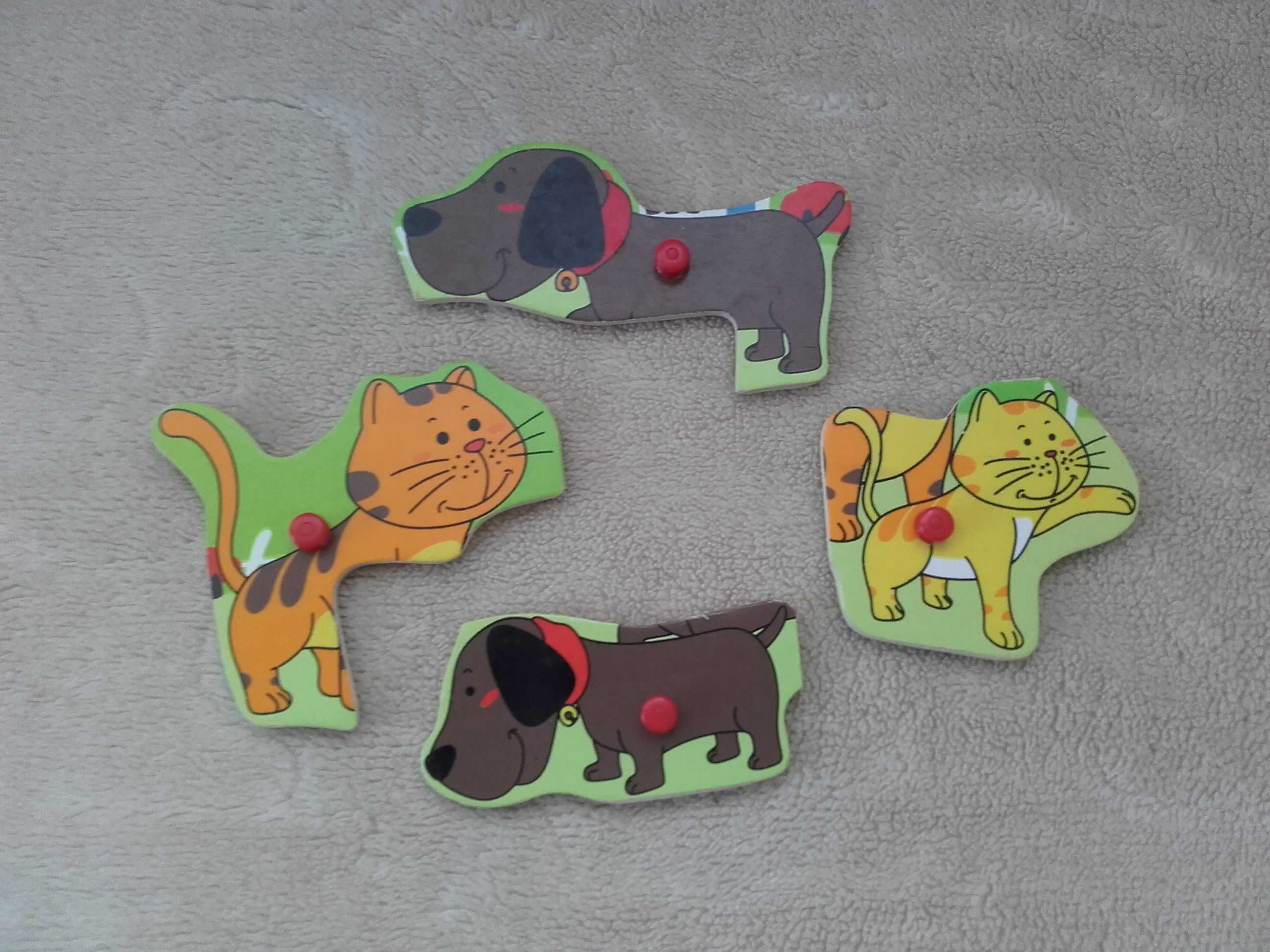 puzzle pieski i kotki