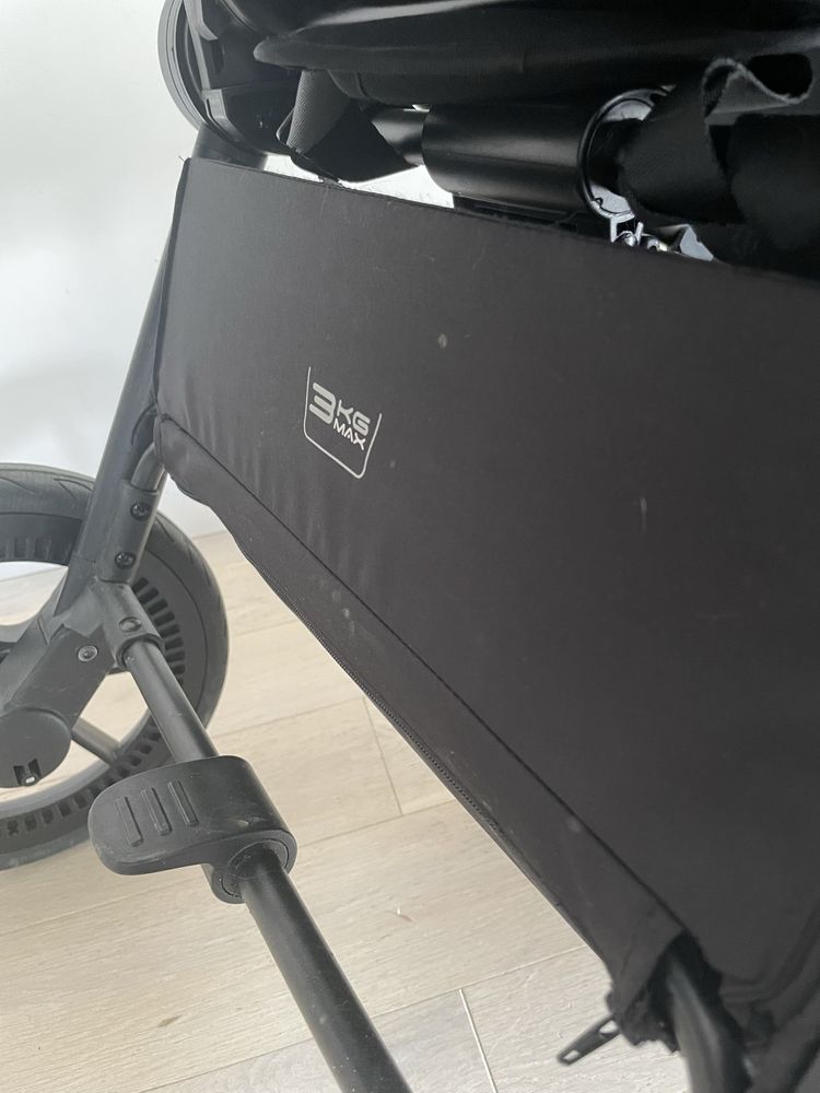 Wozek 2w1 Muuvo Quick 3.0 szary gondola spacerowka