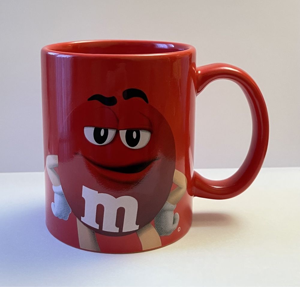 Kubek kolekcjonerski ceramiczny m&m’s czerwony