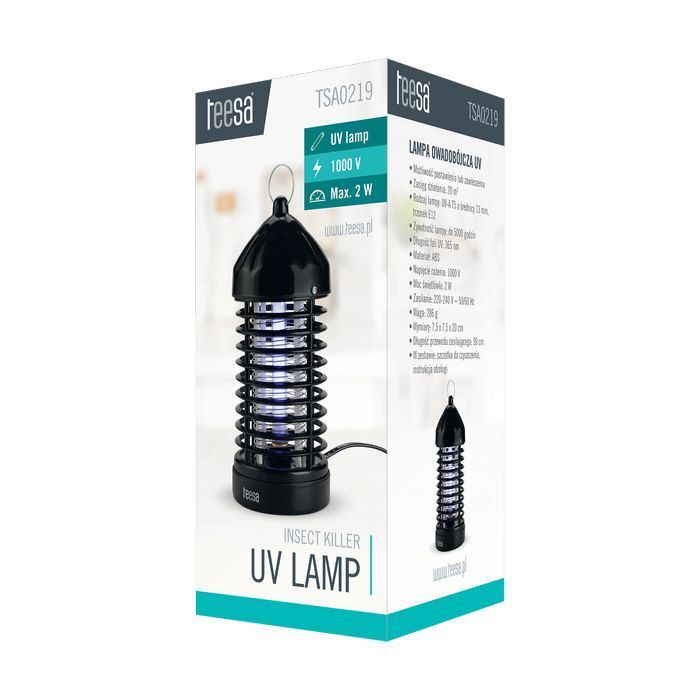 Lampa Uv Owadobójcza Rażąca 2 W Teesa