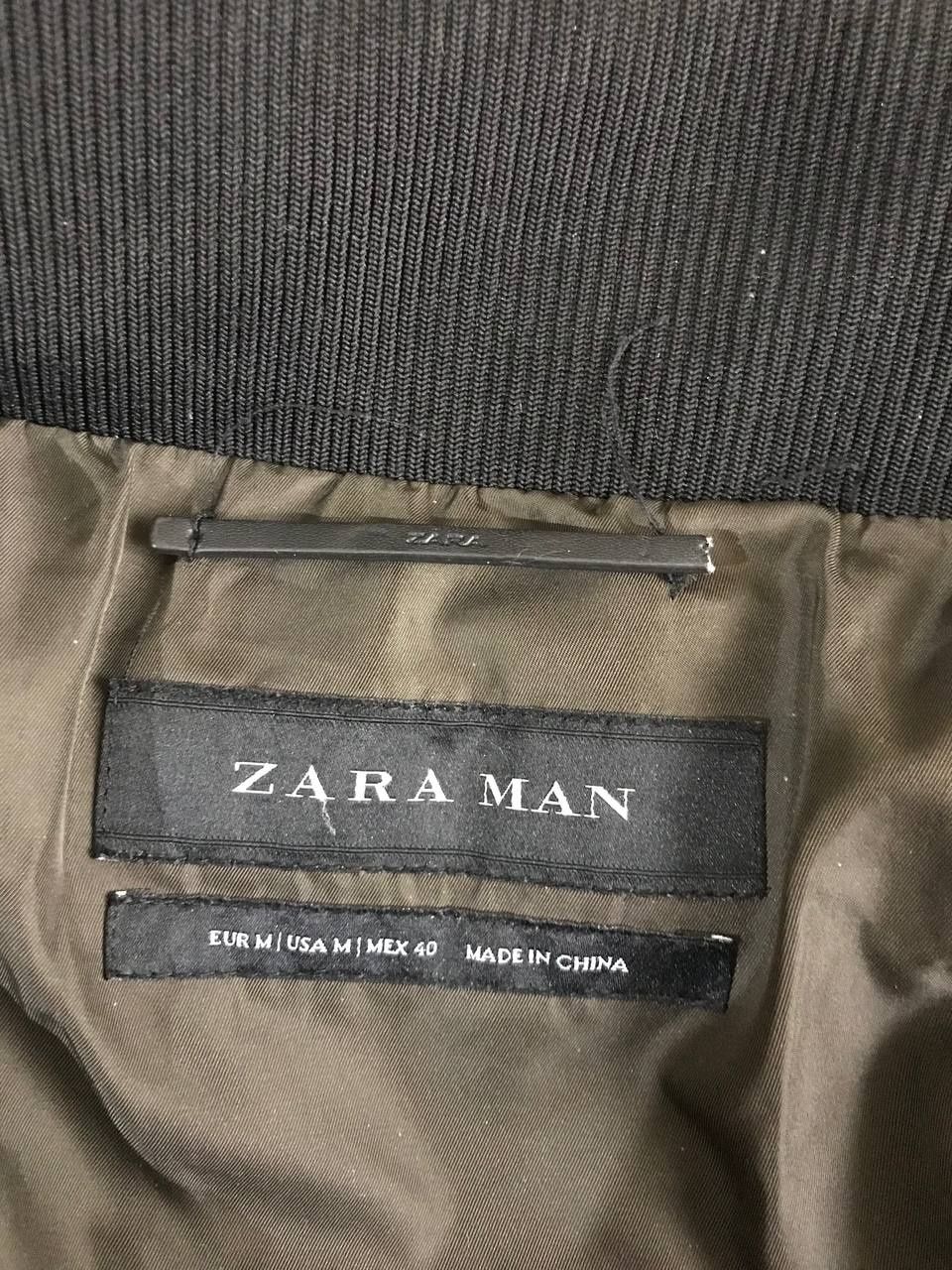 Зимняя парка Zara Man хаки