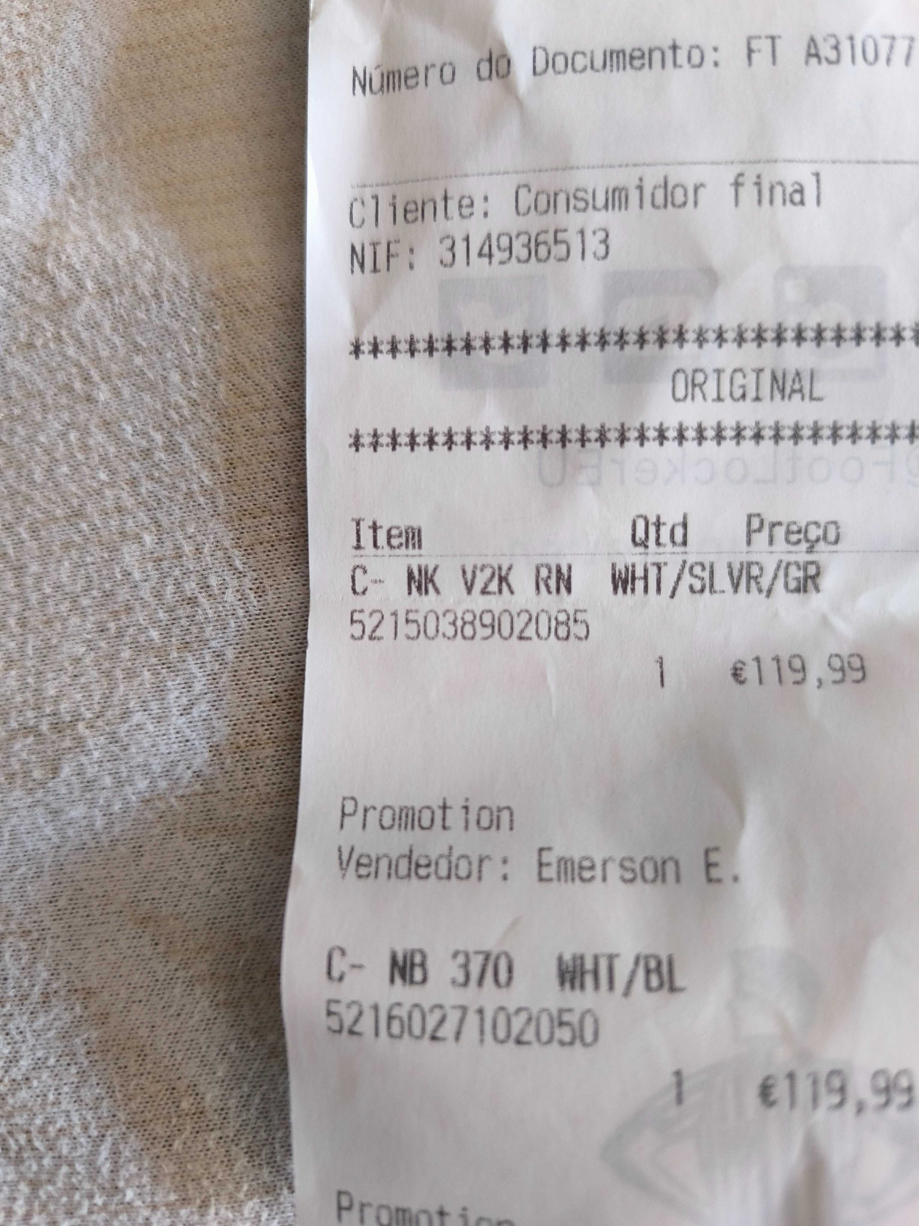 Tênis Nike V2K RN n° 40
