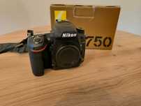 Nikon D750 + zestaw akcesoriów (pełna klatka)