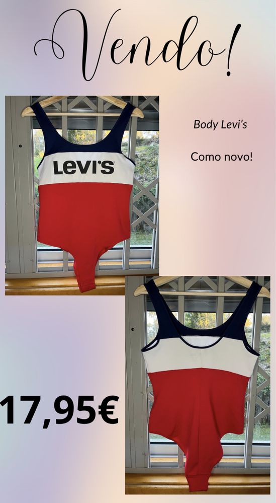 Body Levi’s como Novo