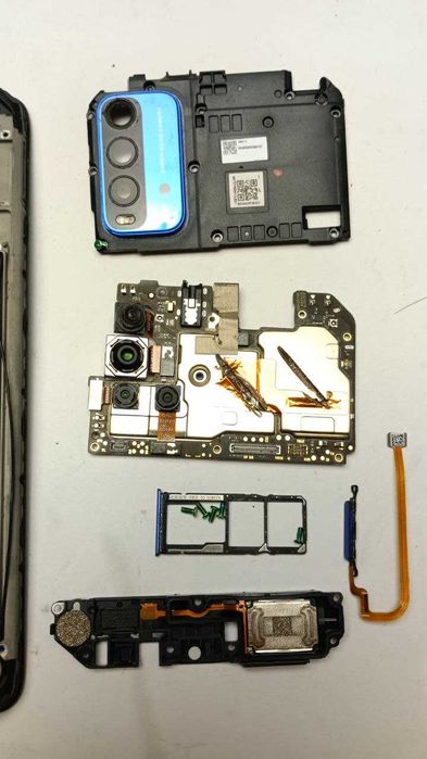 Разборка Redmi 9T запчасти крышка сим-лоток плата динамик АКБ Редми 9Т