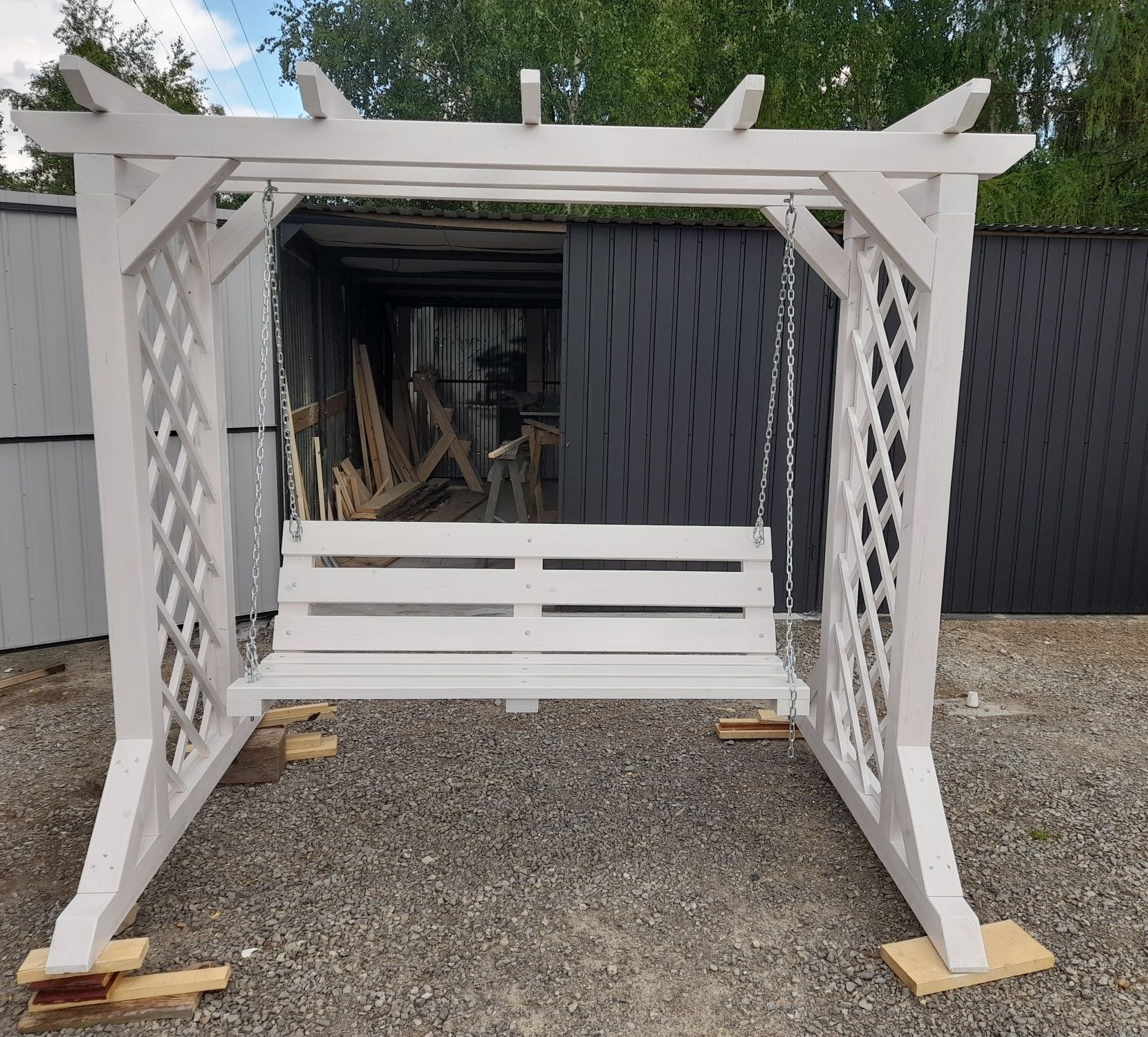 Huśtawka z pergola