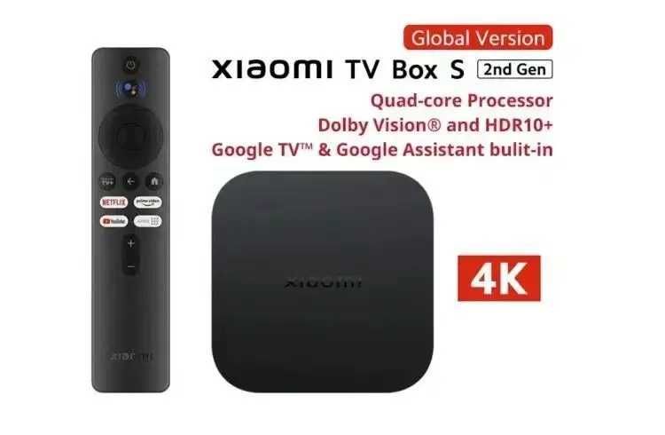 Смарт бокс Xiaomi TV Box S 2nd Gen (MDZ-28-AA) с полной настройкой