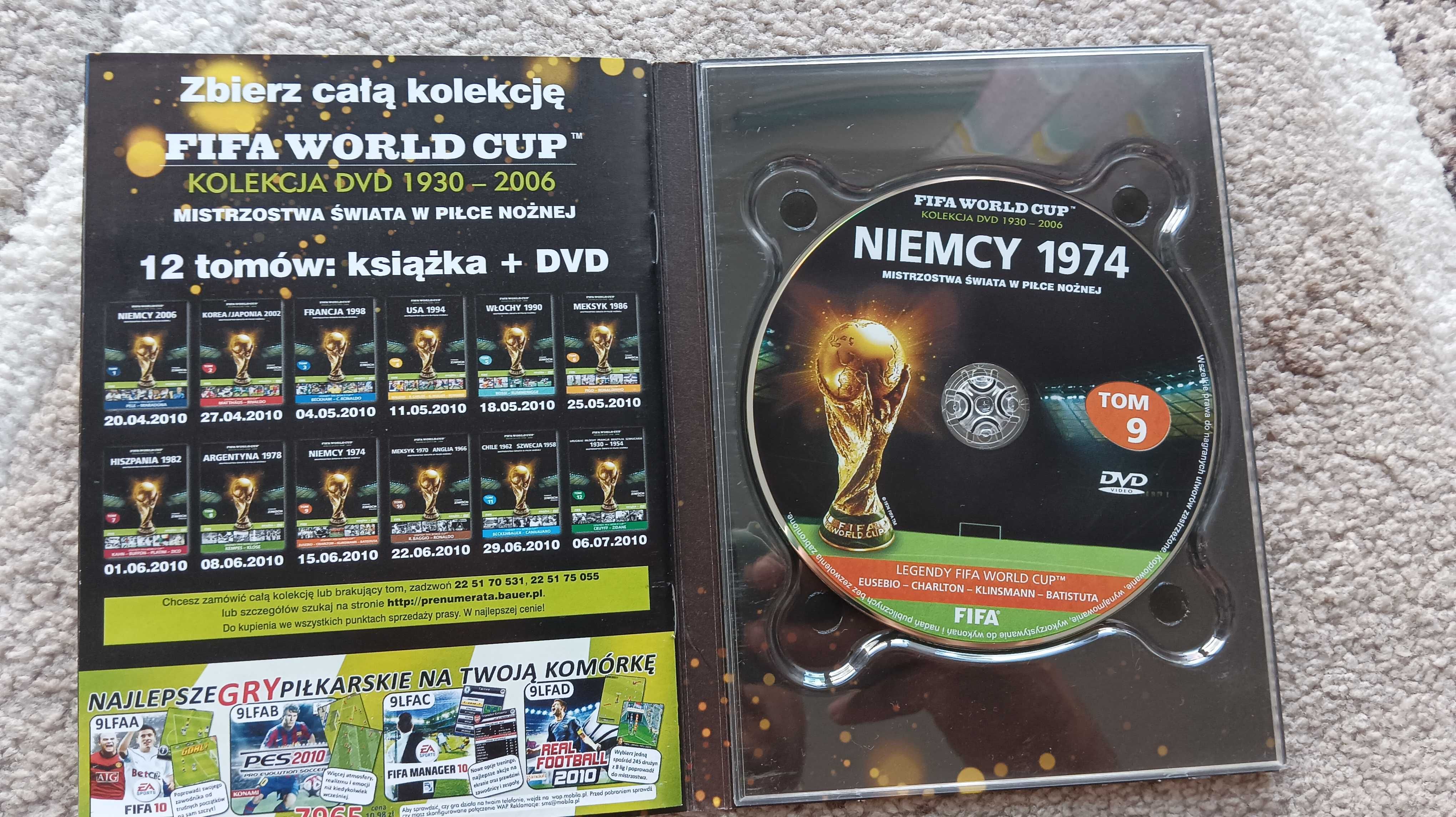 Kolekcja 12 płyt DVD FIFA World Cup