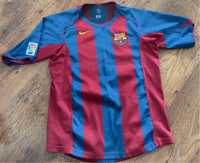 T-shirt męski sportowy Nike FCB Ronaldinho vintage L