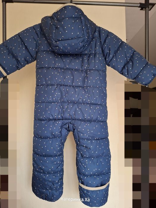 Комбінезон зимовий демісезонний на плюшевій підкладці 74/80 Lily&Dan