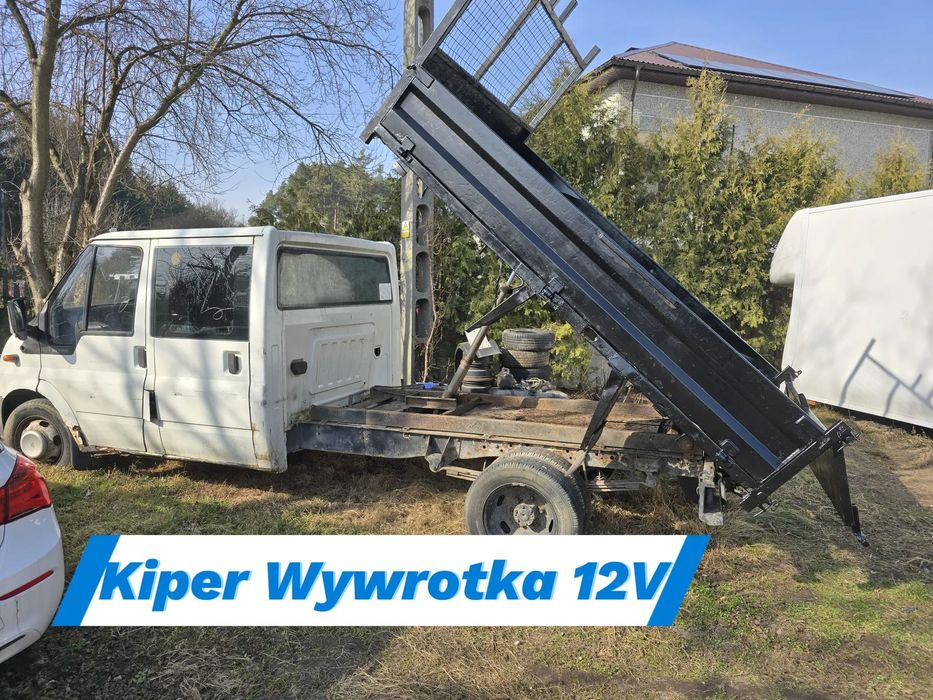 Ford Transit iveco daily ducato master wywrotka kiper wywrotka 12v dubel kabina  Wywrotka kiper wywrot 12 v iveco ford vw mercedes renault