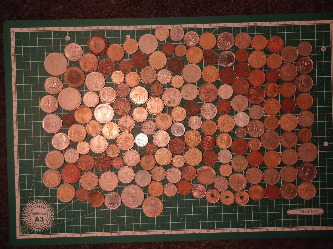 Moedas e notas de coleção