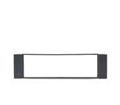 MOLDURA ADAPTADOR PRETO PARA RADIO 1-DIN PARA AUDI A3 8L A6 4B SEAT LEON TOLEDO FIAT SCUDO