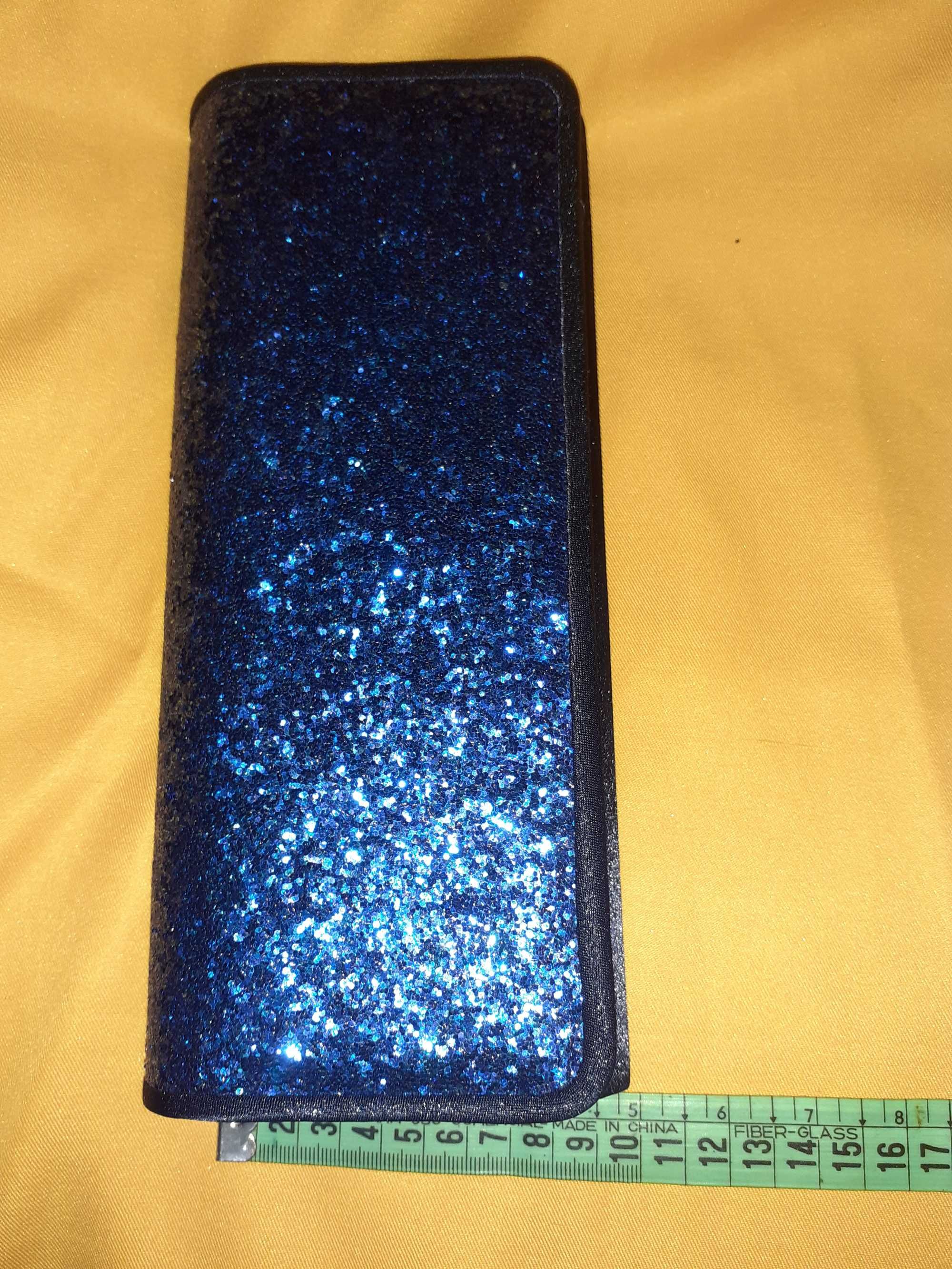 Mala / Clutch Azul Brilhante