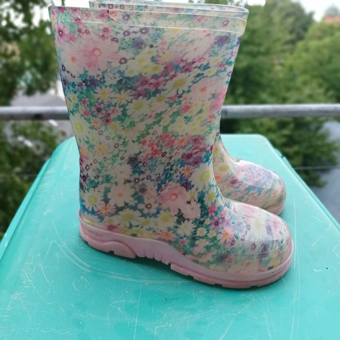 Чобітки резинові для дівчинки