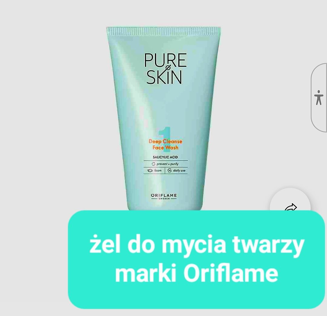 Żel do mycia twarzy Pure Skin marki Oriflame