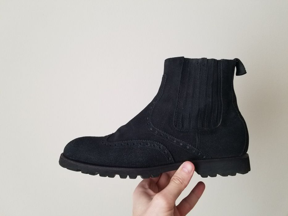 Челсі бренду A. Testoni 42 43 uk 8.5 черевики  Італія  Vibram  Extrali