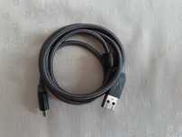 Przewód Blitzwolf microUSB - USB-A 1m szary oplot