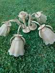 Lampa wisząca+3 kinkiety