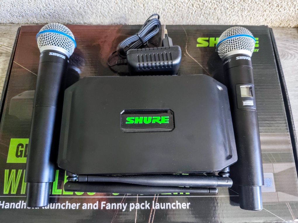 Zestaw mikrofonów bezprzewodowych SHURE GLXD24 dla DJa konferansjera