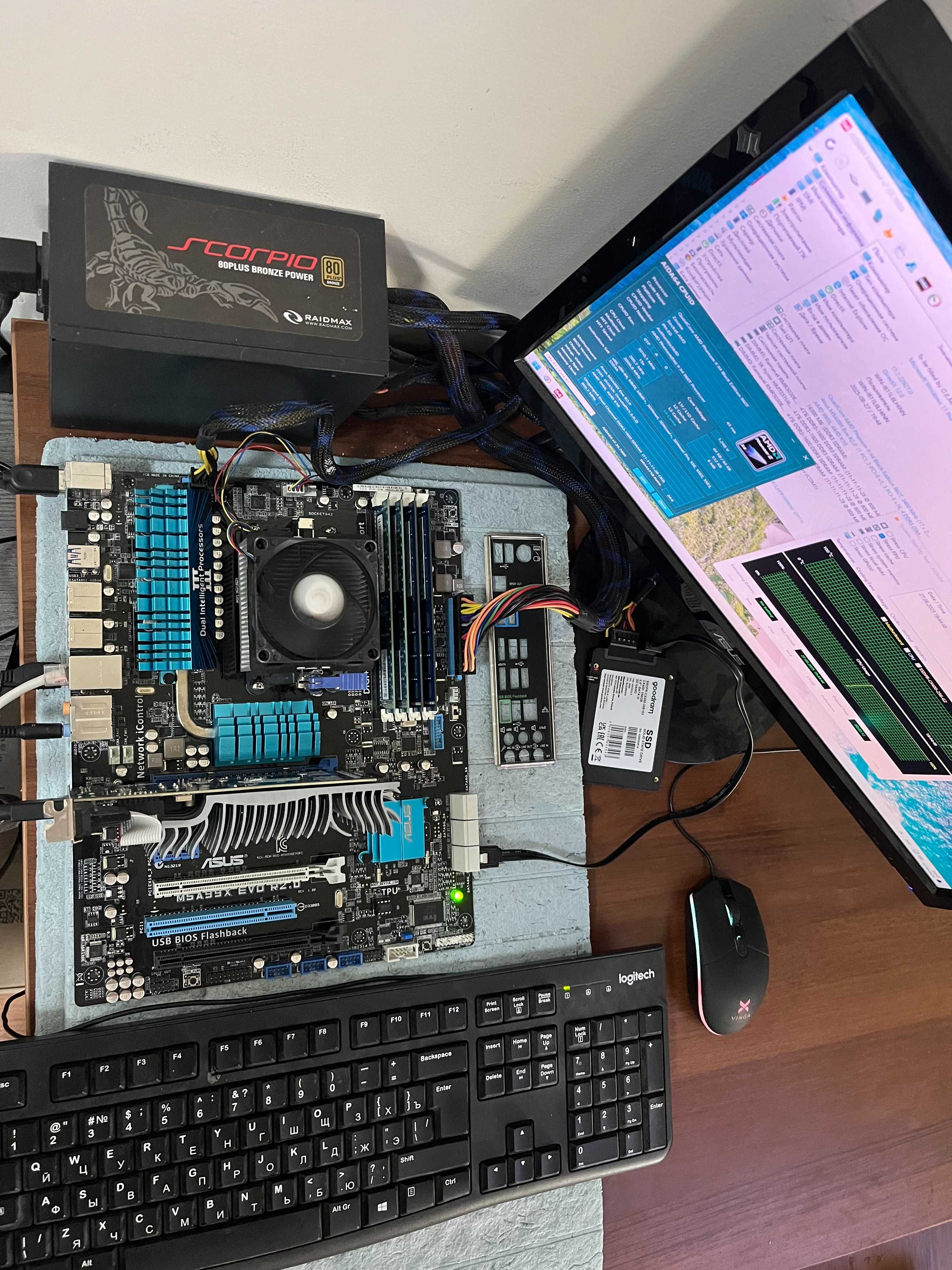 Материнская плата ASUS M5A99X EVO R2.0 AM3+ DDR3 FX8320 FX8350 Support