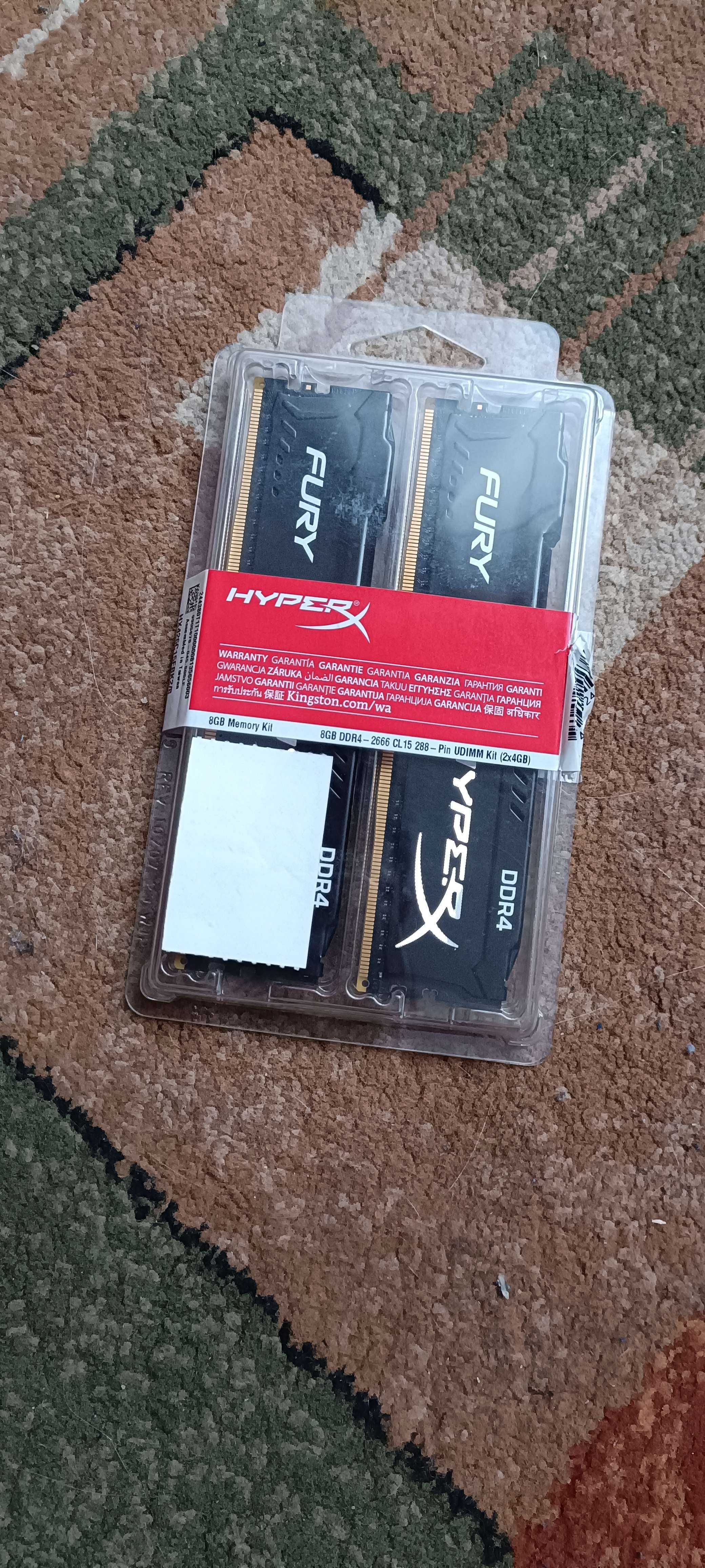 Pamięć RAM - HyperX Fury DDR4 2666 MHz 8 GB [2x4GB] CL 15