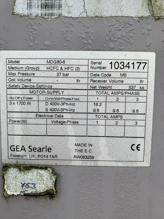 Agregat chłodniczy GEA KT85 MDG80-6