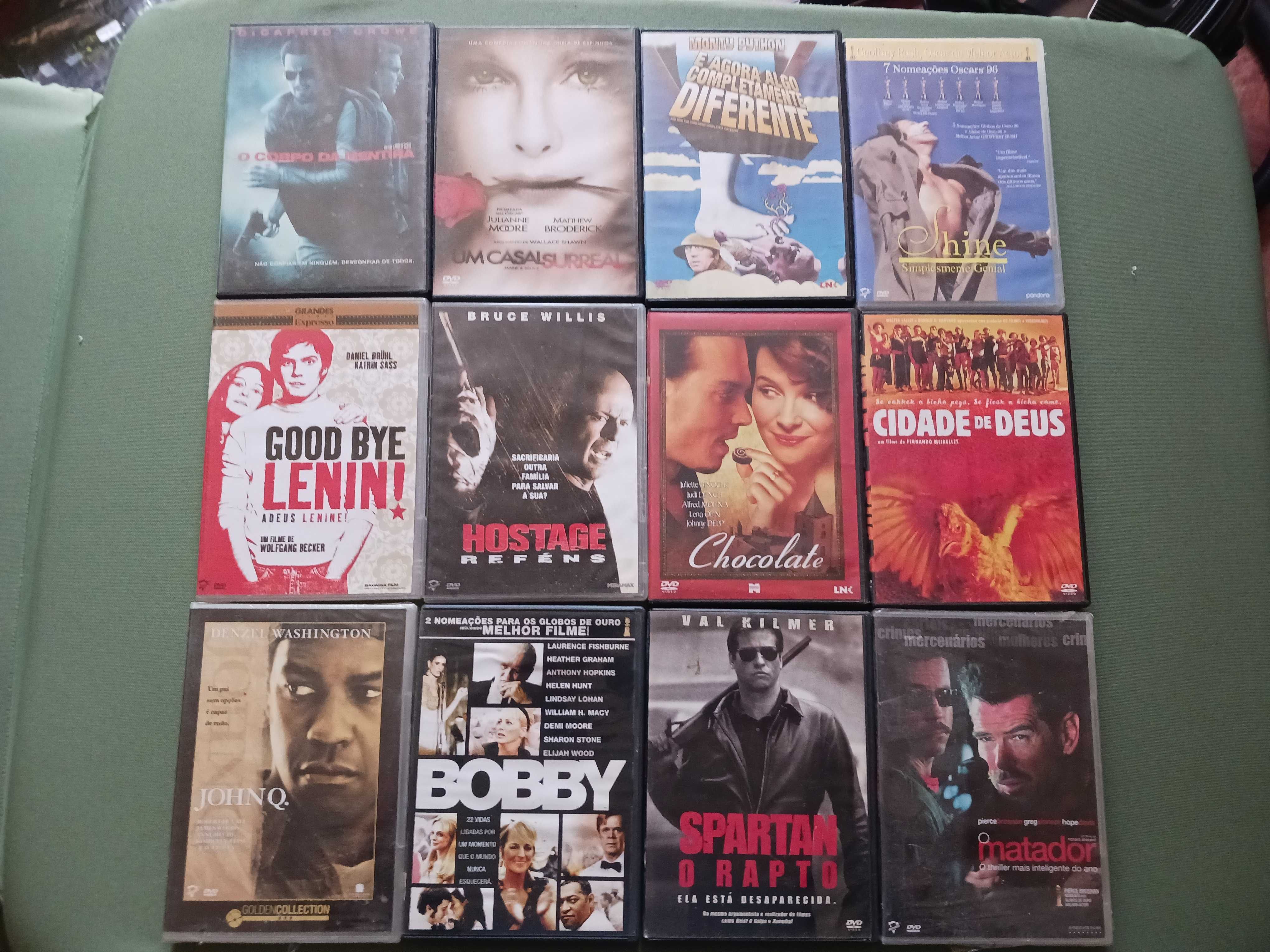 Filmes em DVD preço unitário.