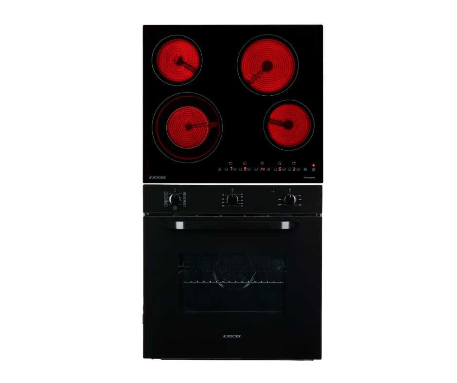 Pack Encastre Placa Vitrocerâmica + Forno Jocel